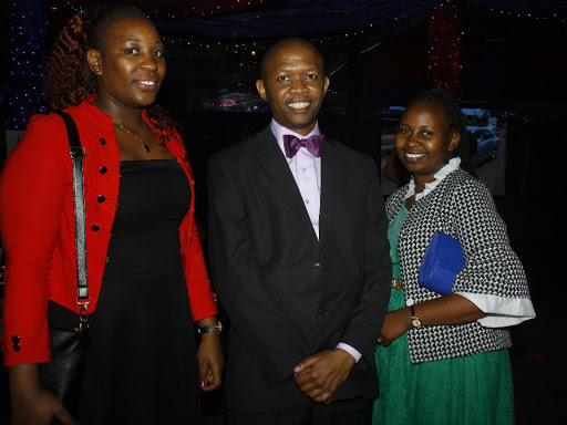 Businesswoman Paul;ine Nzisa, Express Car Hire Limited Safety Manager John Paul Kilonzo and Lawyer Caroline Lemanyi