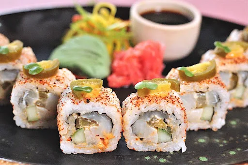 Fiery Seafood Sushi