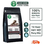 Cà Phê Rang Mộc 100% Robusta Đậm Vị, Cafein Cao Dùng Pha Máy, Pha Phin Từ Buôn Ma Thuột - D Coffee Thuộc Cà Phê Đức Anh