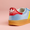 adidas x gucci gazelle light blue / yellow / red