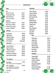 Mallu's Dhaba menu 1