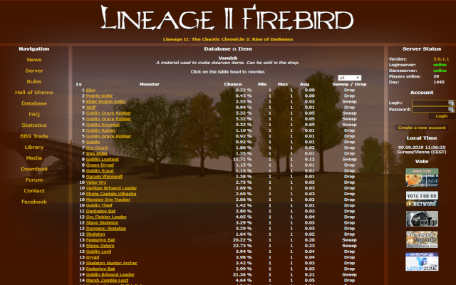 L2 Firebird Database Enhanced UI chrome extension