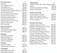 Fish & Fry menu 1