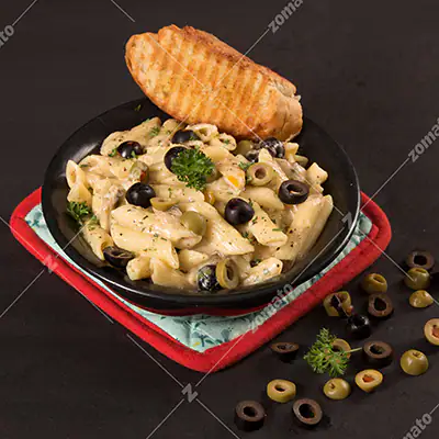 Pasta In Cheese Sauce