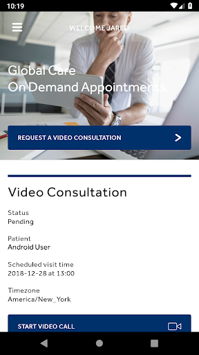 Screenshot Global Care on Demand