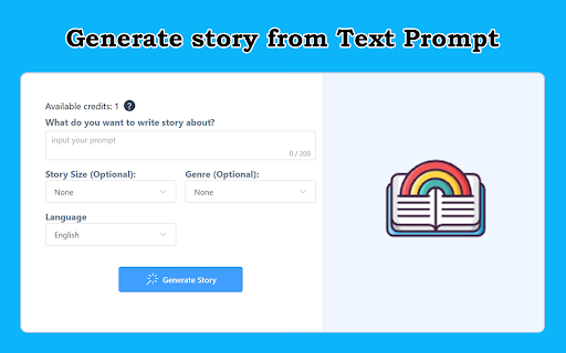 AI Story Generator Preview 1