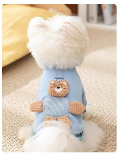 Title 8, Pet Clothes Autumn And Winter Warm Dog Outfit K...
