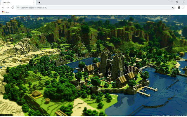 Minecraft Wallpapers and New Tab