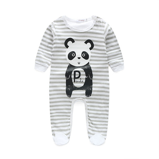 Title 5, Childrens Panda Print Jumpsuit Soft and comfor...
