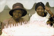 100 YEARS: Ethel Nembula and Dora Uys. Pic. Peter Mogaki. © Sowetan.