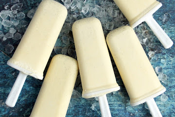 Madagascan Vanilla Cream Lollies (Low-carb)