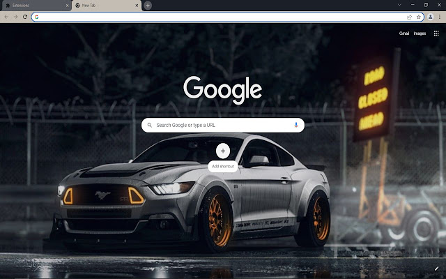 Ford Mustang Coupe chrome extension