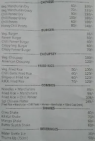 Raju Rasoi menu 1