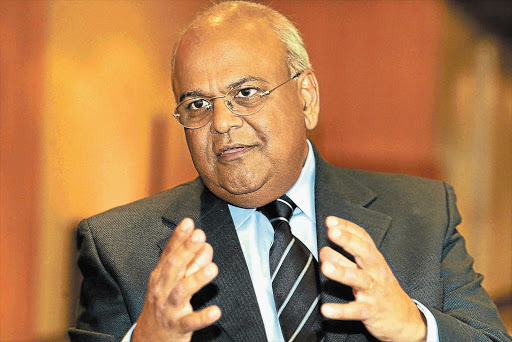 'FAIRY GODFATHER': Finance minister Pravin Gordhan. Picture by Elizabeth Sejake