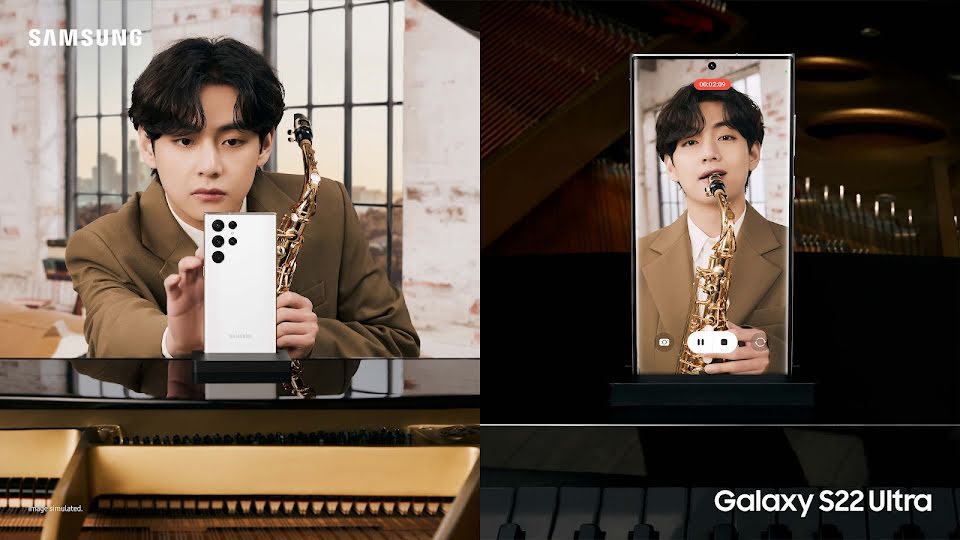 [ФОТО] BTS для рекламы Samsung Galaxy S22 Ultra