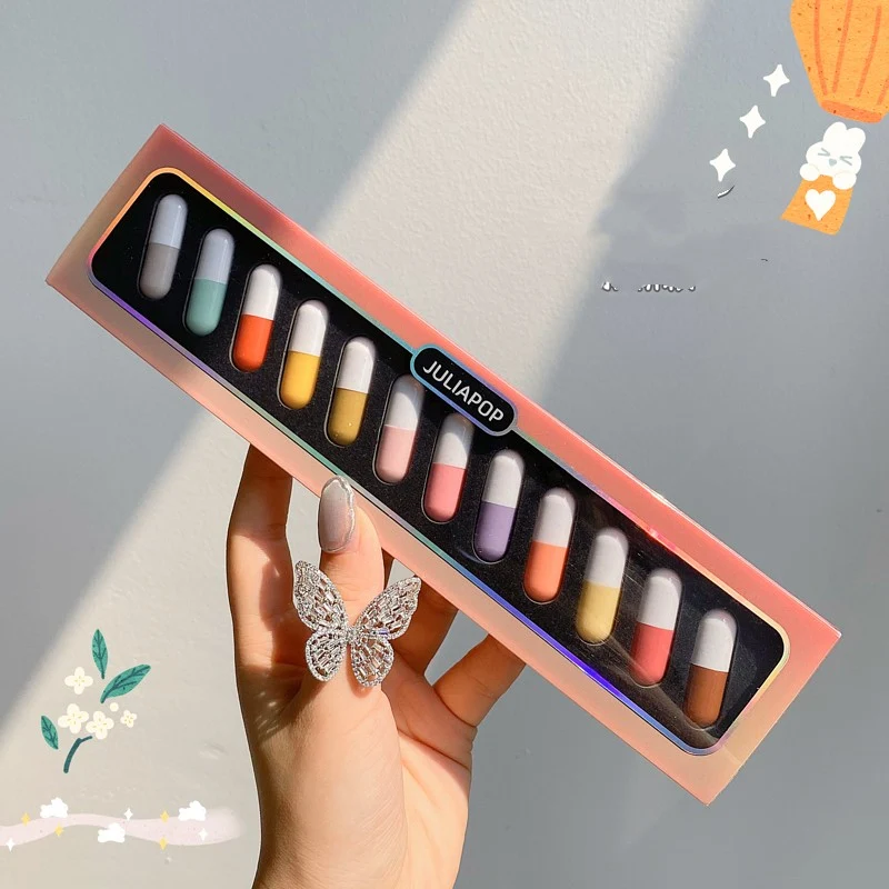 Mini Capsule Lipstick Sample Pill Set Discover Colors! Carry with You, Test New Shades and Experience Makeup Versatility