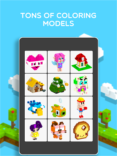 Voxel - 3D Color by Number & Pixel Coloring Book