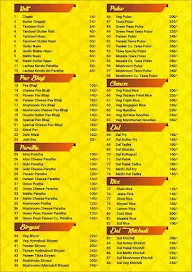 Punjabi Veg menu 3