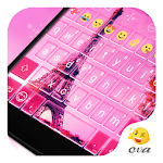 Cover Image of डाउनलोड 2016 Pink Paris Keyboard Theme 1.2 APK