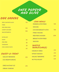 Cafe Popeye And Olive menu 5