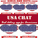 Usa Chat And Dating App icon