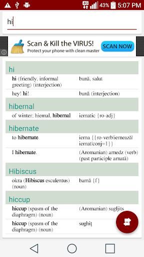 Romanian English Dictionary