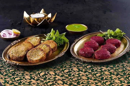 Beetroot & Peanut Kebab (6 Pcs) & Hara Bhara Kebab (6 Pcs) Combo