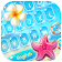 Sunny beach keyboard icon