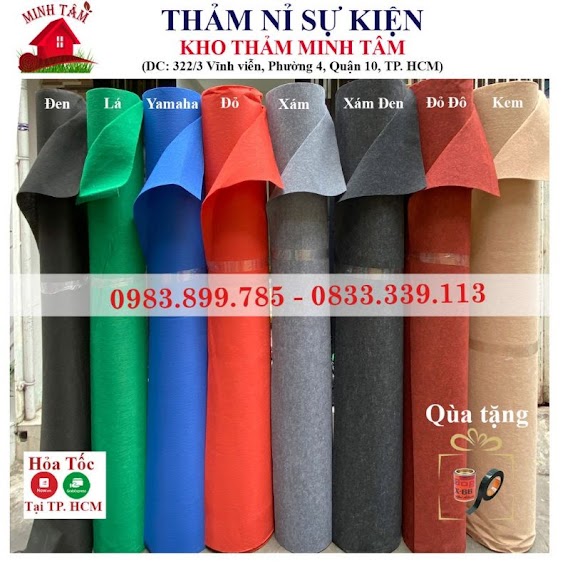 [2Mx0.5M [Kho Thảm Nỉ Thảm Nỉ Trải Sàn Sự Kiên, Shop Thời Trang Dày 3Mm