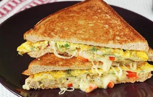 Double Omelette Grilled Sandwich