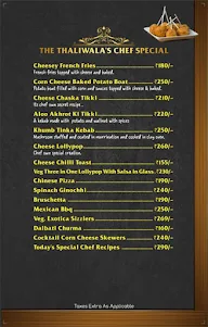 The Thaliwala's menu 6