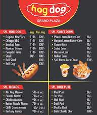 Pk Hog Dog menu 1