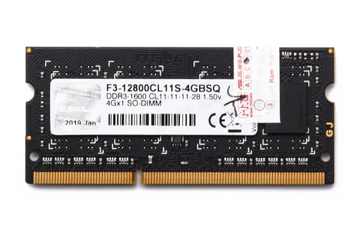 Bộ nhớ laptop DDR3 G.Skill 4GB (1600) F3-12800CL11S-4GBSQ_2