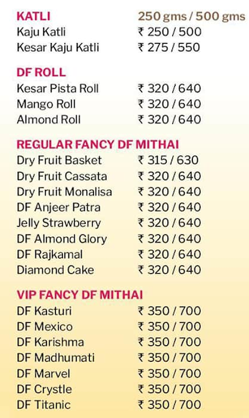 Prashant Corner menu 