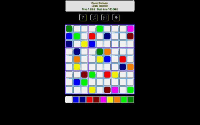 Color Sudoku! chrome extension