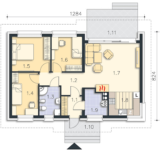 Royan IV DCB89c - Rzut parteru