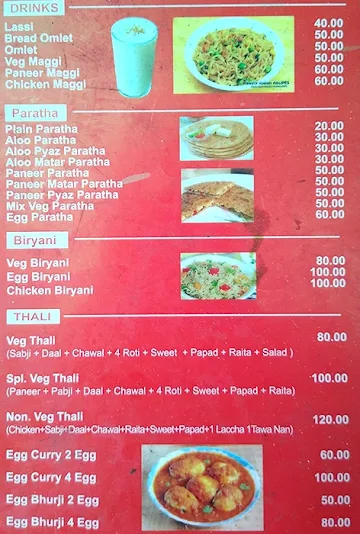 Uttarakhand Paratha Corner menu 