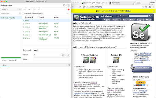 Selenium IDE