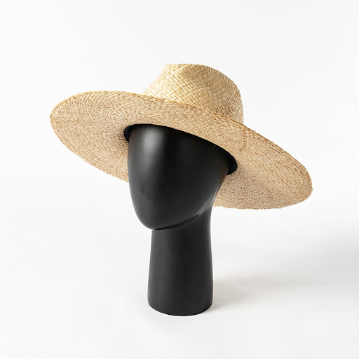Title 5, Summer Beach Straw Hat, Hand-Knitted, Double-La...