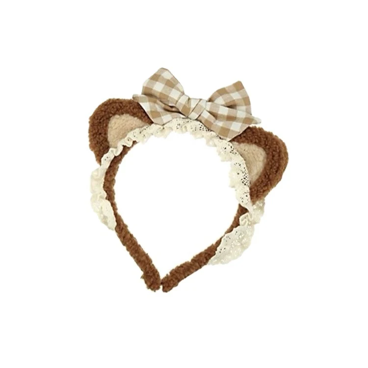 Maschera viso per celebrità di Internet con fascia per capelli in peluche speciale per una pulizia delicata e lussuosa, perfetta per la cura della pelle.