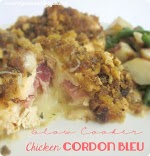 Slow Cooker Cordon Bleu was pinched from <a href="http://therecipecritic.com/2012/08/slow-cooker-chicken-cordon-bleu/" target="_blank">therecipecritic.com.</a>