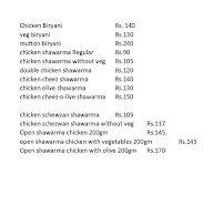 Abu Bhai's Shawarma menu 1