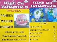 High On Shakes menu 1