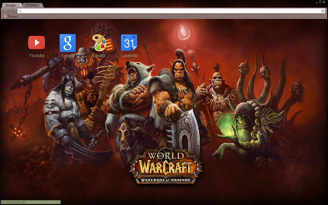 World of Warcraft: WoD (1366c768) chrome extension