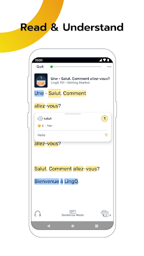 Screenshot LingQ - Learn French