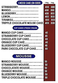 HD Cake King & More menu 1