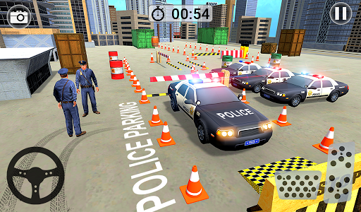 Police Car Parking Mania - Smart Car Parking 3D