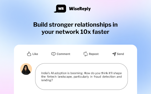 WiseReply - LinkedIn Comment Prompt Assistant