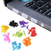 Set 16 Nút Silicone Chống Bụi Cổng Usb Hdmi Rj45 Cho Laptop