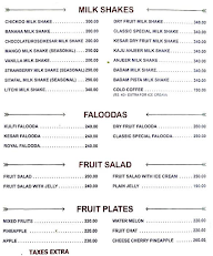 Menu of Classic Comfort, Goregaon East, Mumbai